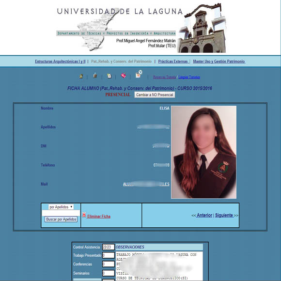 Departamento Ingeniería Universidad La Laguna
